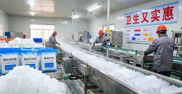 肥东食用冰哪里买 良臣制冰厂卫生又实惠