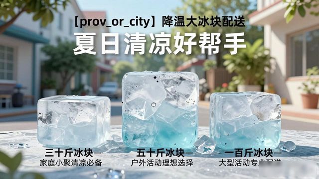 肥东降温大冰块配送 夏日清凉好帮手